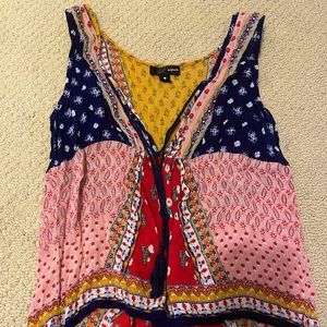 Flowy bandana tank top